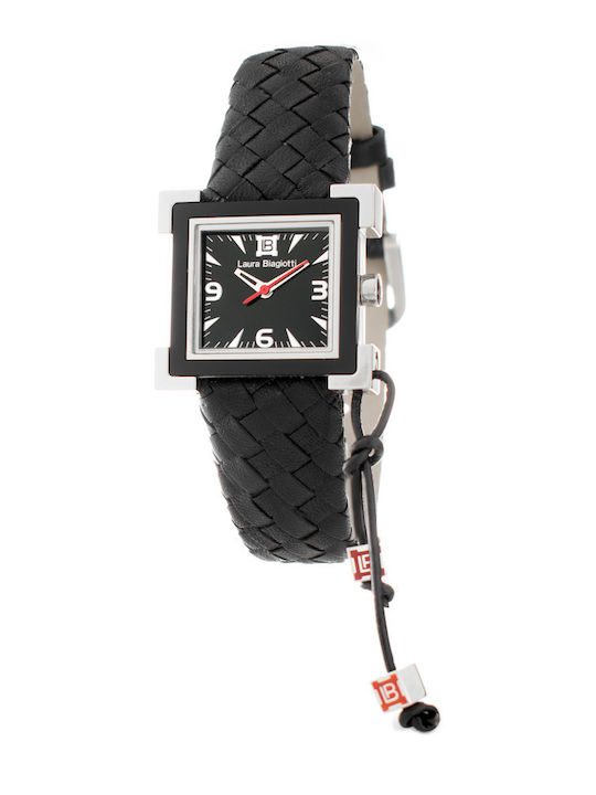 Women's Watch 29mm Battery with Black Leather Strap