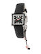 Women's Watch 29mm Battery with Black Leather Strap