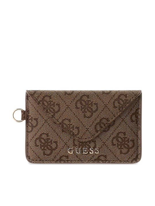 Guess Guess Дамски ключодържател Yvonne с лого Кафяв Rw7579p6401-ltl