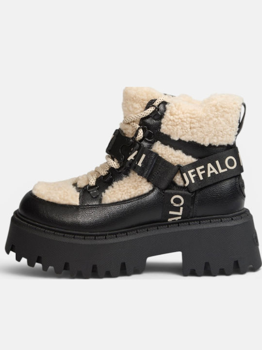 Buffalo Aspen Ankle Boots Μαύρο