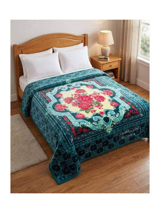 Olia Home Knitted Double Blanket 220x240cm Petr...