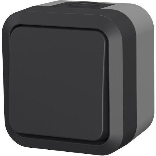 Duwi Waterproof Wall-Mounted Double Wall Switch Without Frame Turquoise