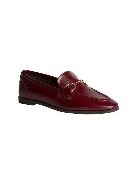 Corina Γυναικεία Loafers σε Μπορντό Χρώμα