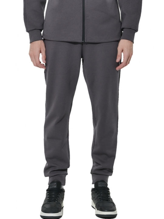 Body Action Graue Jogginghose mit elastischem Bund
