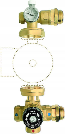 Σετ Ανάμειξης Ferro Συλλέκτη 1 Αντλία 130 Mm