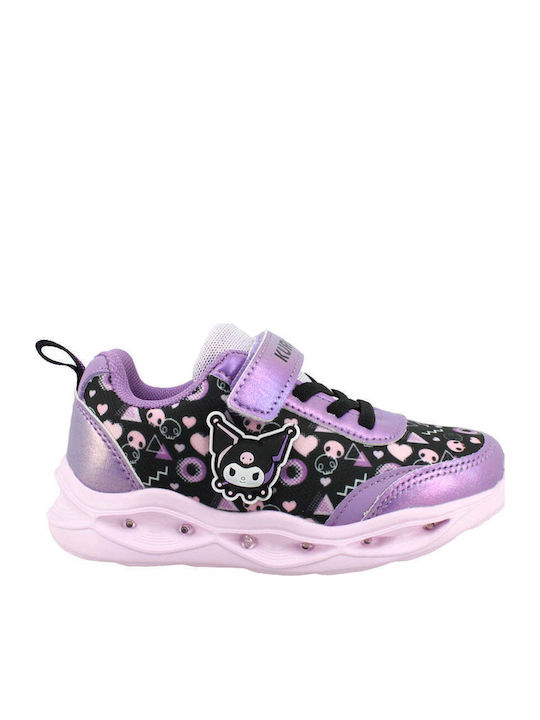 Παιδικά Sneakers με Φωτάκια Μωβ
