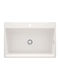 Deante Einbauspüle aus Edelstahl L76 × B52 cm Weiß 5907650865452