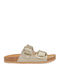 Women's Flat Sandals Gold