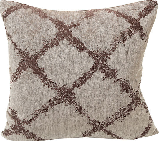 Ilis Home Калъфки за възглавници Кафяви 2 бр. 45x45 см.