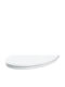 Deante Toilettensitz Slim Soft-Close aus weißem Kunststoff