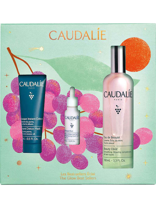 Caudalie Die Glow-Bestseller Hautpflege-Set für strahlende Haut 3-teilig Caudalie Die Glow-Bestseller Hautpflege-Set für strahlende Haut 3-teilig
