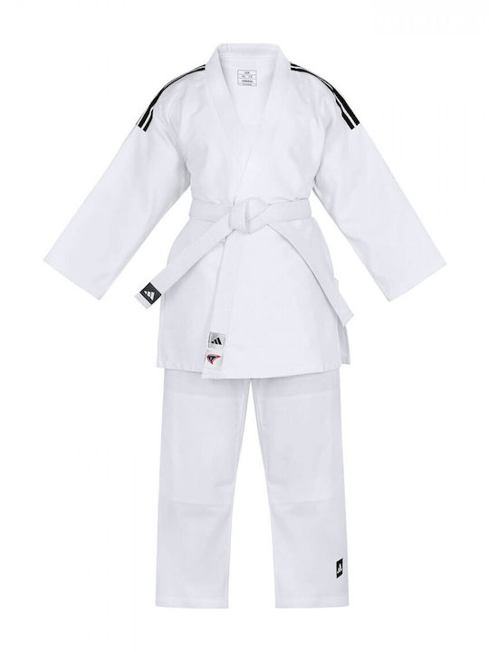 adidas Παιδική Στολή Jiu Jitsu Λευκή