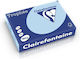 Clairefontaine Carton Albastru Deschis A4 160 Gsm 250 de Foi Top Color Pack