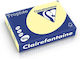 A4 Paper 80 Gsm Pale Yellow 500 Sheets Ream Clairefontaine