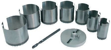 Mega Set Carote pentru Tăiere Uscată cu Diametre de la 6mm la 63mm pentru Lemn