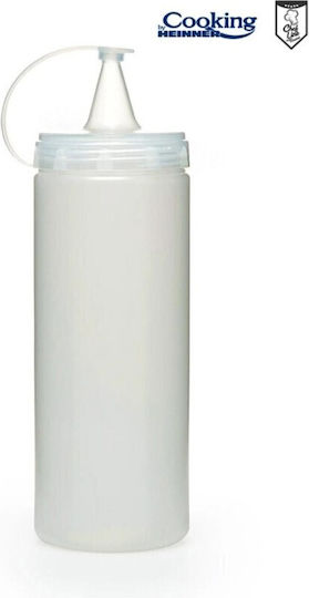 Бутилка Дозатор За Сос 700 Ml Прозрачна Chef Line Cooking By Heinner Комплект 10 Бр