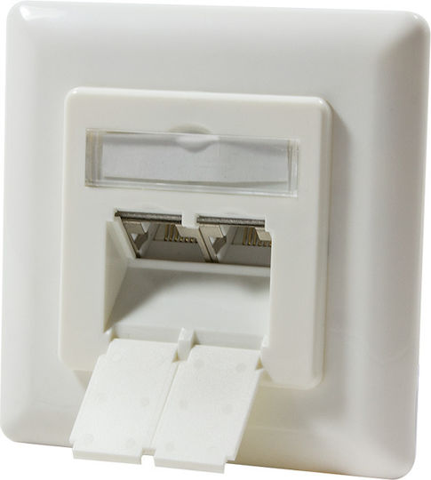 LogiLink Aufputz RJ45-Dose 2 Ports FTP-Kabel "np0021"