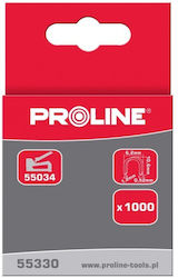 Proline 10 mm Heftklammern aus Stahl, halbrund, Typ S, 1.000 Stück Proline 10 mm Heftklammern aus Stahl, halbrund, Typ S, 1.000 Stück