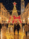 Illuminated Christmas Decorative Plastic Tree 600cm Outdoor Electric