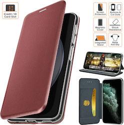 Book-style Case Motorola Moto G24 Power Magnetic Flip Closure Card Pocket Stand Function Faux Leather Microfiber Lining Burgundy Book-style Case Motorola Moto G24 Power Magnetic Flip Closure Card Pocket Stand Function Faux Leather Microfiber Lining Burgundy