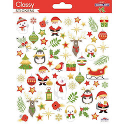 Classy Christmas Stickers 15x17cm 212017 Classy Christmas Stickers 15x17cm 212017