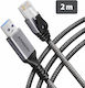Axagon ADE-AM20 USB мрежов адаптер с Кабелна Ethernet Връзка