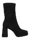 Black Suede Women's Ankle Boots
