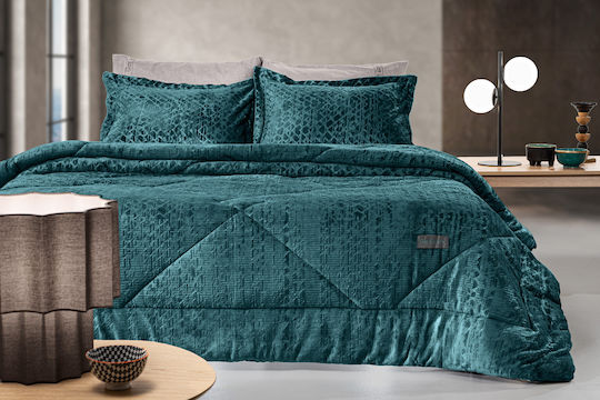 Guy Laroche Sherpa Comforter Semi-Double 180x240cm Surreal 123 530 GSM