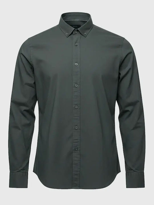 Funky Buddha Long Sleeve Corduroy Shirt in Regu...