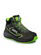 Sparco Esteban Waterproof Safety Boot Dark Grey Fluo Green S3S SR FO HRO SC CI ESD EN ISO 20345:2022+A1:2024 BTB0116B0E54