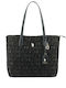 Women's Black Shopper Bag