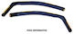 Smoked Front Wind Deflectors Compatible Ford Fiesta Vi 3-door Hatchback 2002–2008 Smartic Model Sma-000882