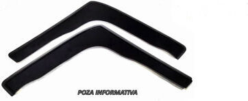 Smoked Front Wind Deflectors Compatible Ford Transit 8 2-door Van 2014 Onward Smartic Model Sma-000903
