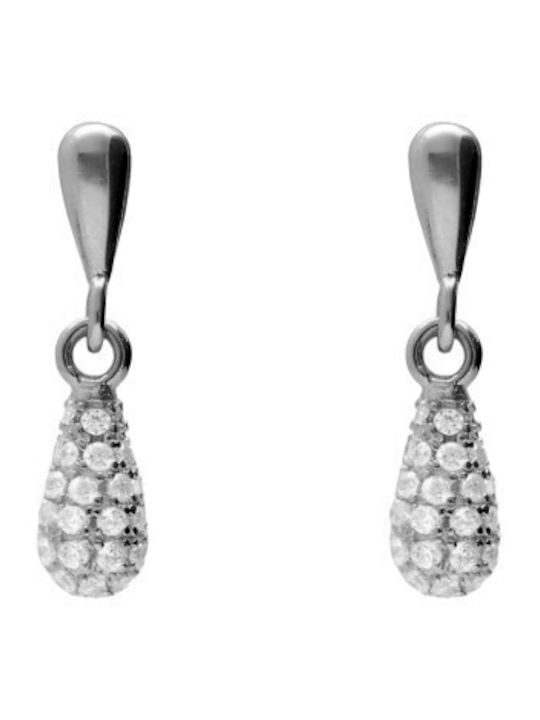 Women's Earrings Victoria Cruz A5624-07ht 925 Silver with Zircon Stones
