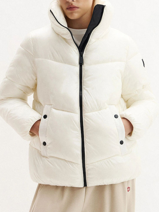 DKNY Women's Winter Jacket Cream