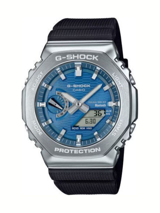 Casio Мъжки часовник с хронограф и соларно захр...