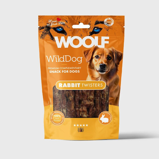 Woolf Λιχουδιά Σκύλου με Κουνέλι 100gr