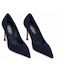 Blue Suede Heels
