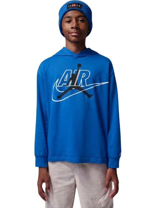 Jordan Kinder-Sweatshirt Blau Jumpman Air