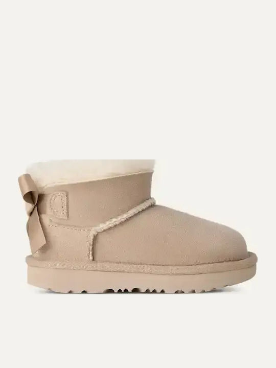 UGG Bailey Ghete Din Piele pentru Copii cu Ferm...
