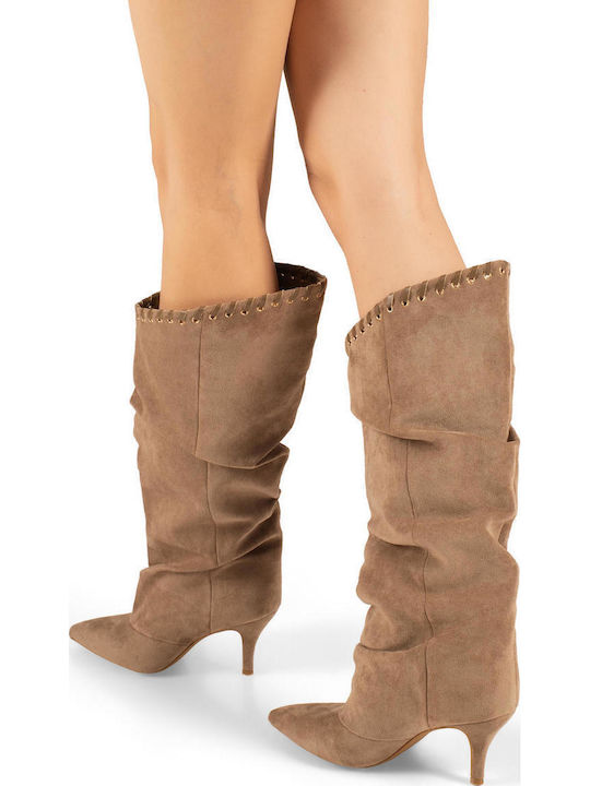 Suede Women's Boots Brown