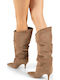 Suede Women's Boots Brown