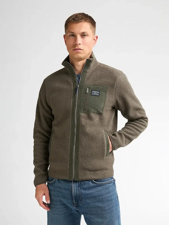 Petrol Industries Men's Anthracite Fleece Jacket