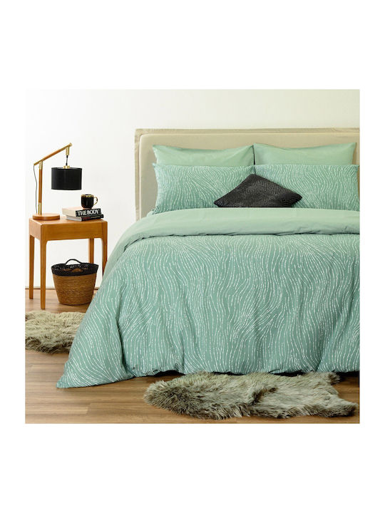 Melinen Brooke Double Fitted Bed Sheet Set 150x...