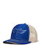 Шапка с 3D бродерия Jockey Trucker Logo Takeposition Синьо Royal Екрю с 6 панела Унисекс Черно 56-58 см
