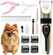 Professional Rechargeable Dog Clippers with Ceramic Blade 90min Runtime
