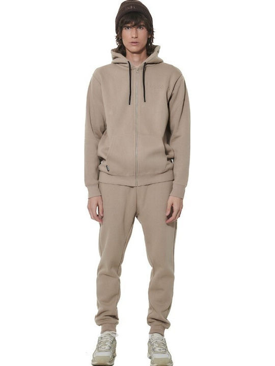 Body Action Jogginghose mit Gummizug Beige