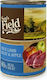 Wet Dog Food in Can with Lamb, Pork and Salmon 400g