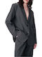 Grace & Mila Grey Women's Blazer, Anthracite