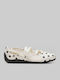 Speedcat Γυναικείες Μπαλαρίνες Sneaker-Style με Λουράκι / Μπαρέτα Λευκές